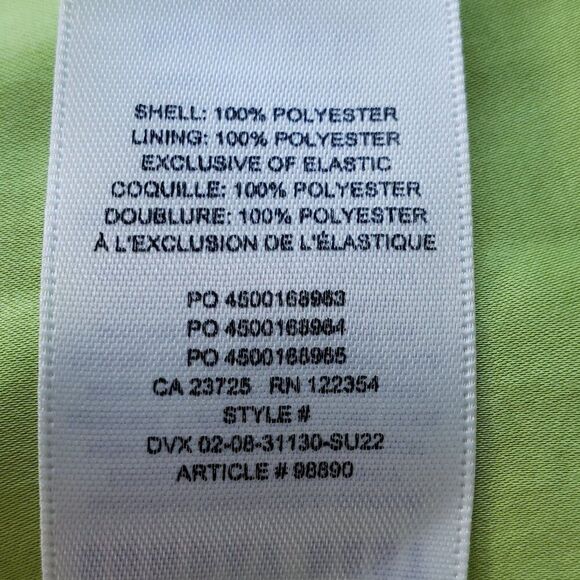 Sunday Best Aritzia Satin Slip Dress Size S Chartreuse Green Draped Neck Mini - Picture 7 of 7